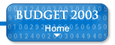 Budget 2003 Information Package Home Page.