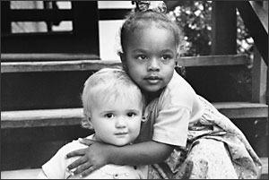 Photograph of two children.