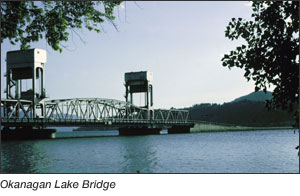 Photograph of the Okanagan Lake Bridge.