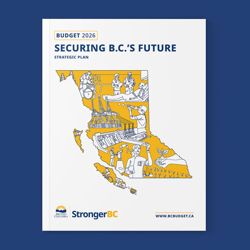 The cover of the Budget 2026 strategic plan