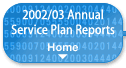 Home -- 2002/03 Annual Service Plan Reports.