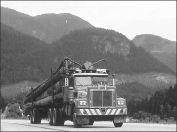 Photograph -- Logging Truck.