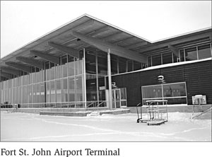 Fort St. John Airport Terminal.